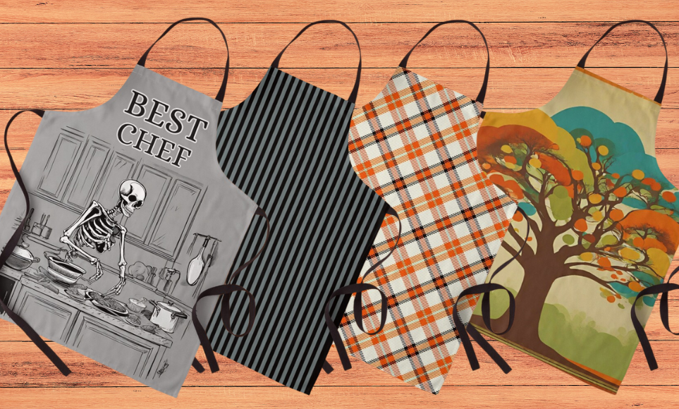aprons - Novelty, Stripes, Plaid, and Fall Design Patterns
