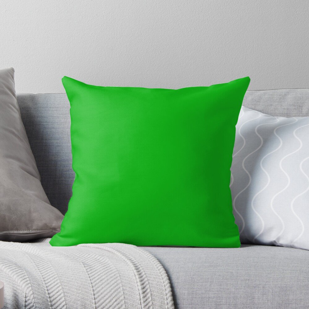 Green Apple Throw Pillow