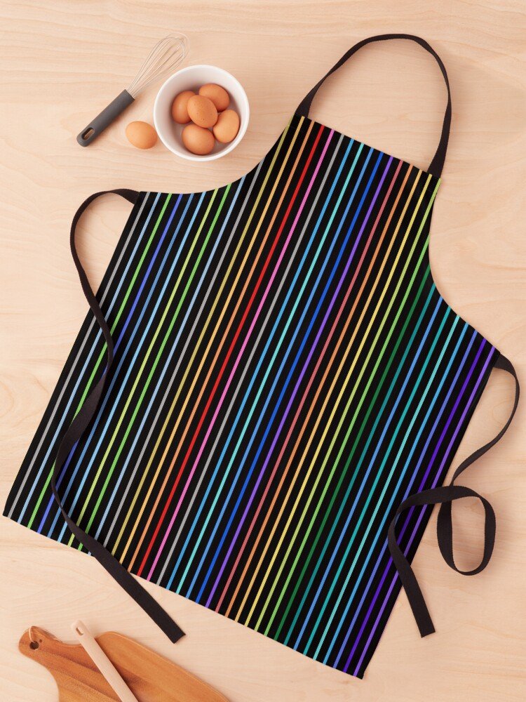 Rainbow Stripes Apron
