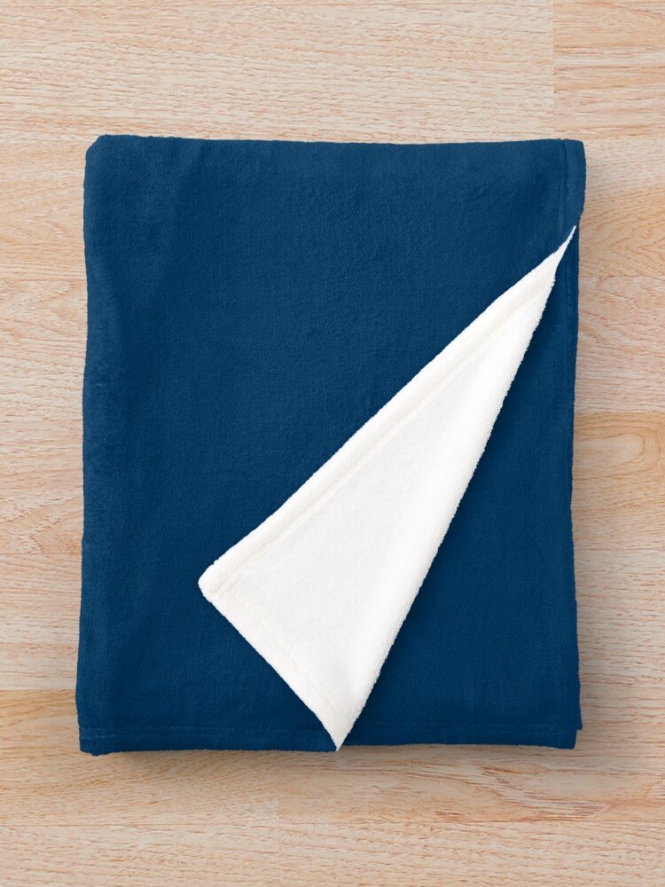 Navy Blue Throw Blanket