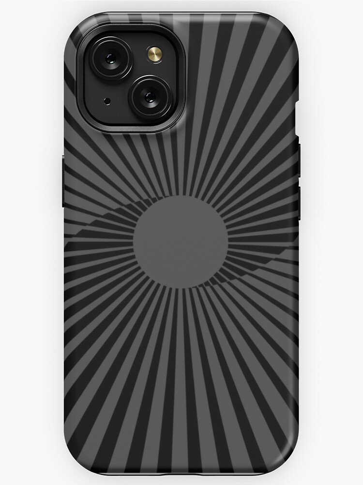 Black Spiral iPhone Case