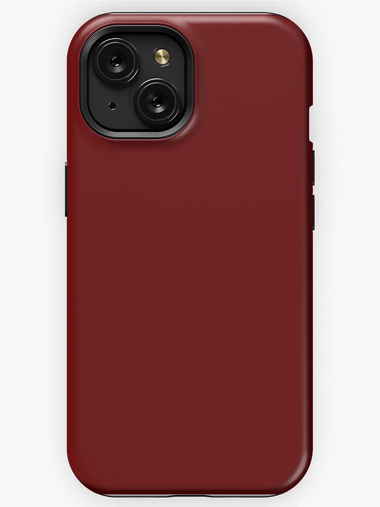 Burgundy-Brown iPhone Case