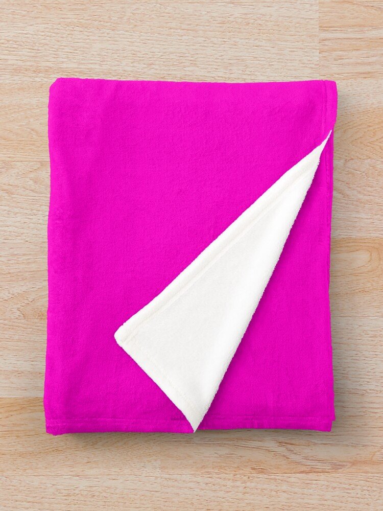 Pink Throw Blanket