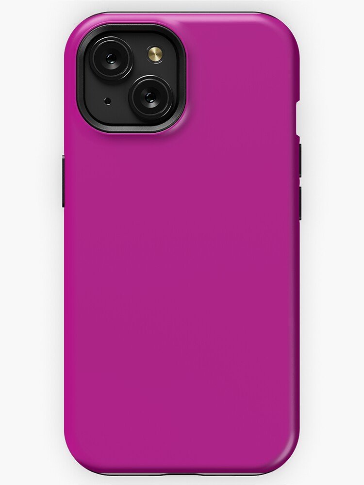 Dark Pink Vision iPhone Case