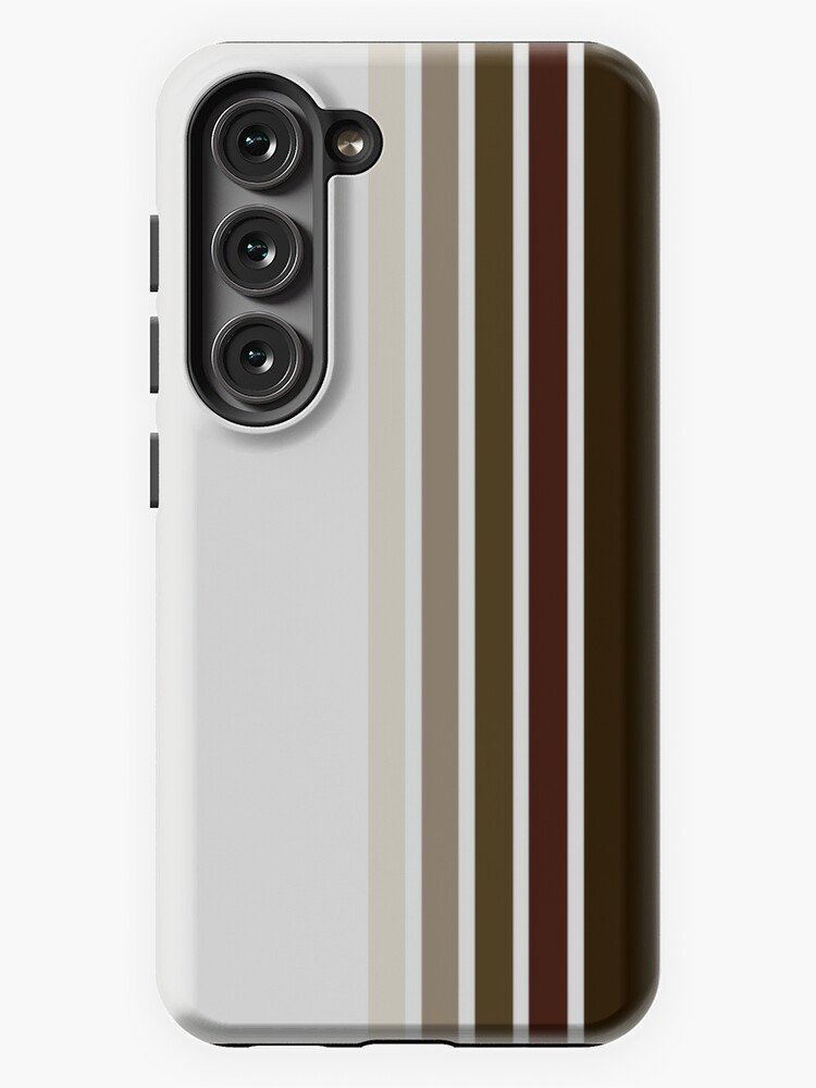 70's Retro Stripes Samsung Galaxy Phone Case, Stripes Phone Case