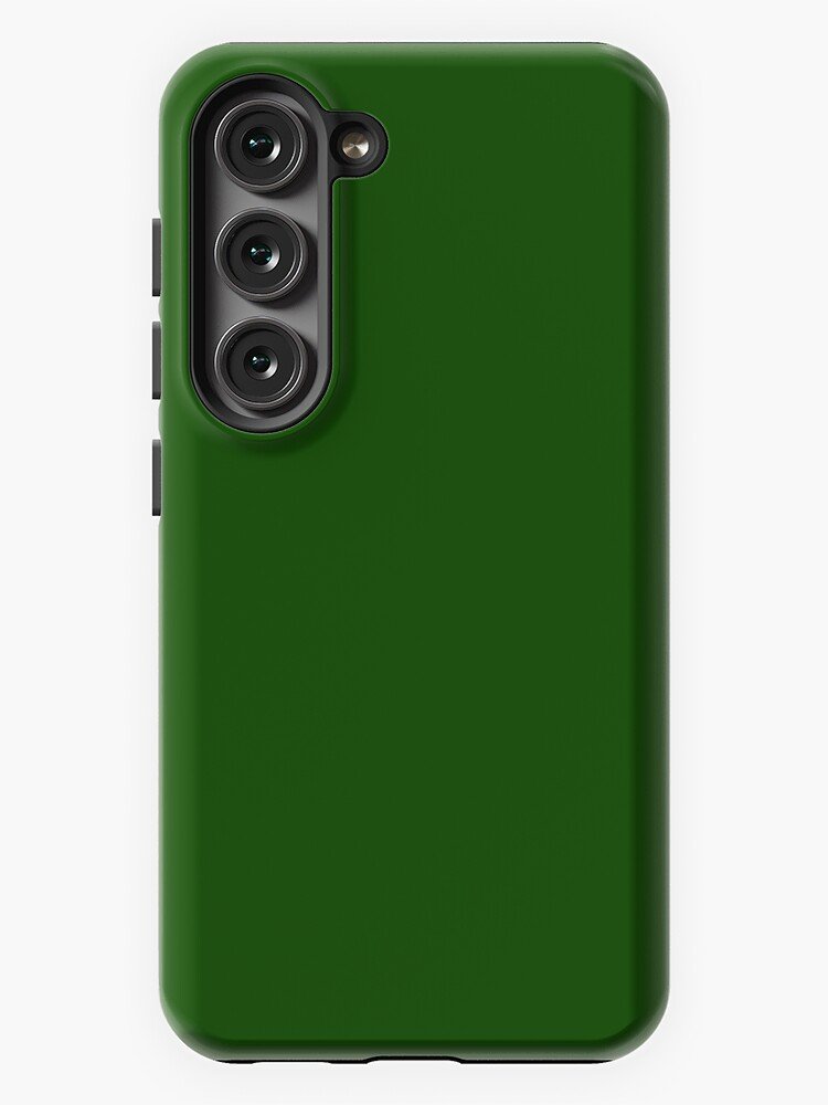 Dark Green Samsung Galaxy Phone Case, Green Phone Case