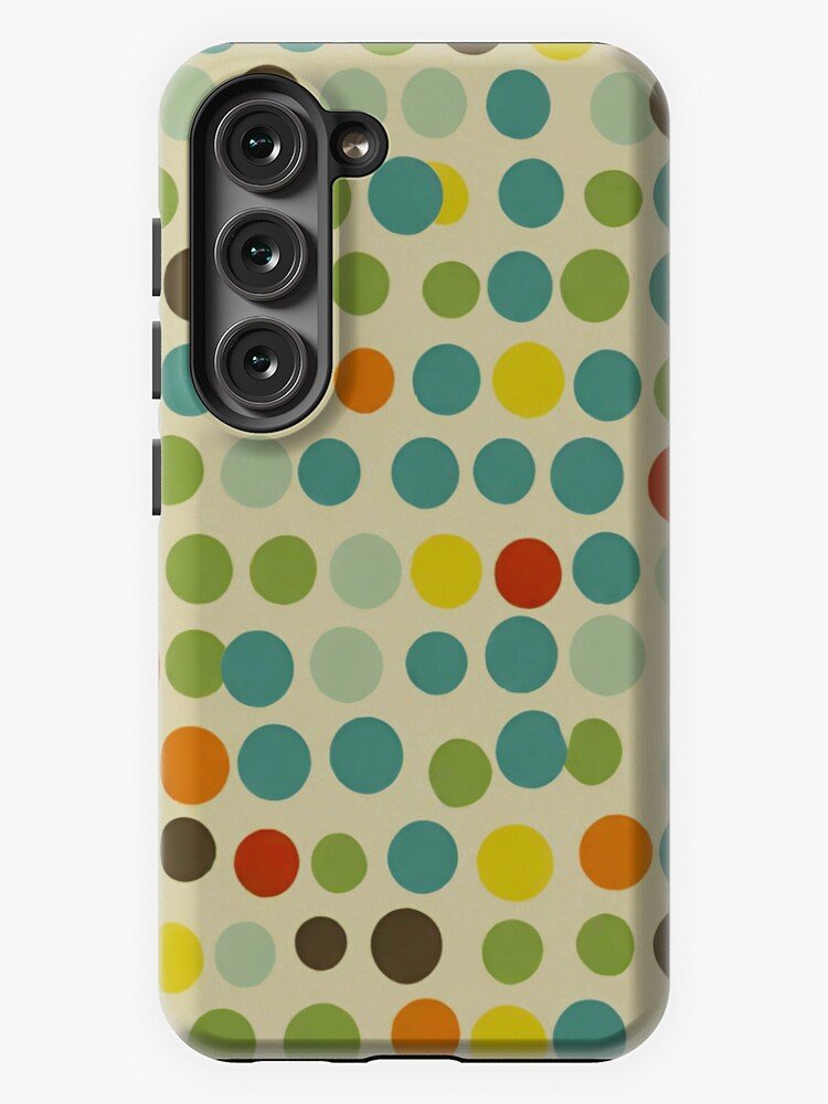 Different Color Dots Samsung Galaxy Phone Case, Circles