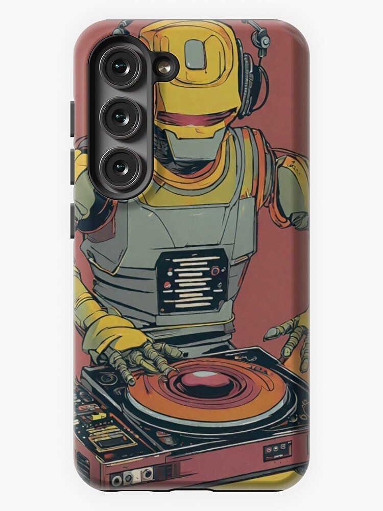 Robot DJ Samsung Galaxy Phone Case