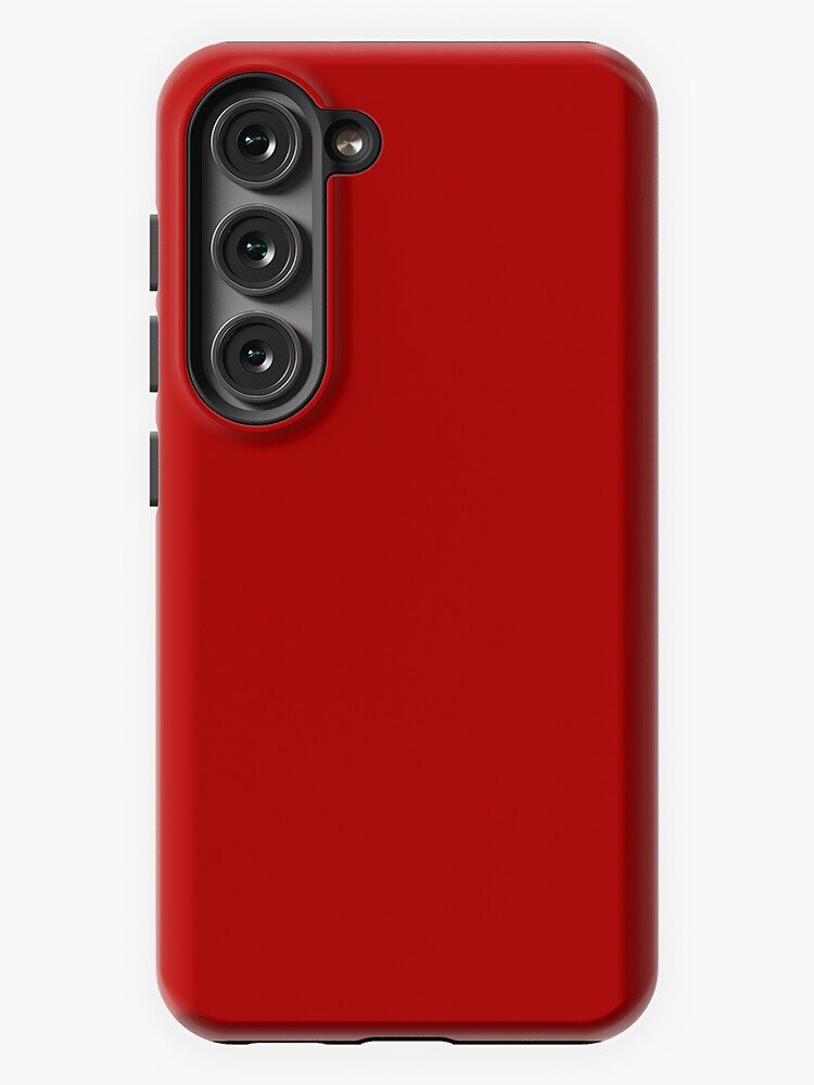 Solid Red Samsung Galaxy Phone Case