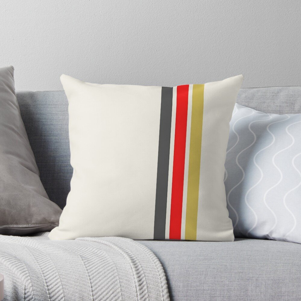 Three Stripes Throw Pillow