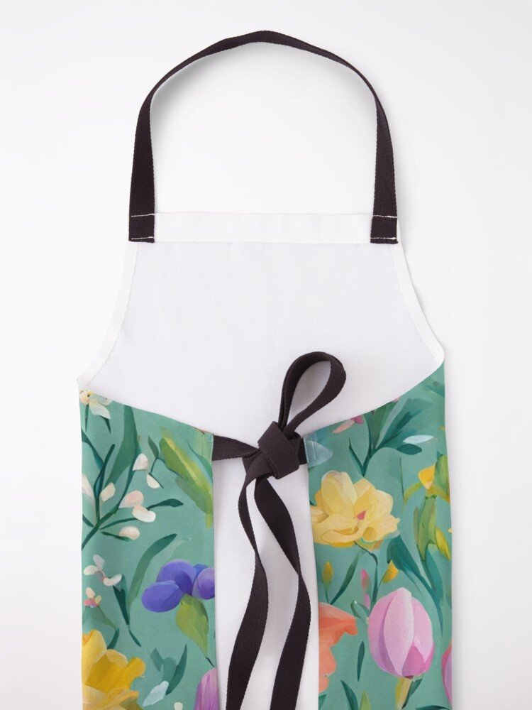 Flowers Apron (back view)