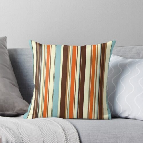 Beach Stripes OCBB Throw Pillow