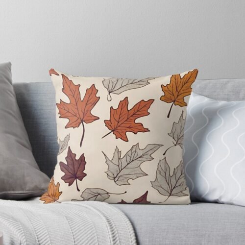 Fall Leaves Throw Pillow