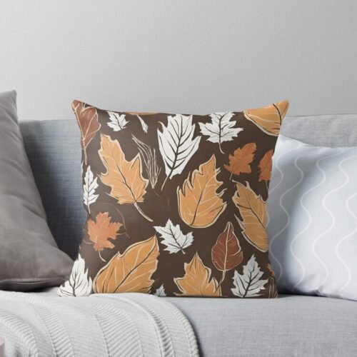 Fall Leaves Throw Pillow