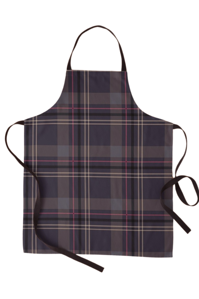 Grey Plaid Apron, grey apron
