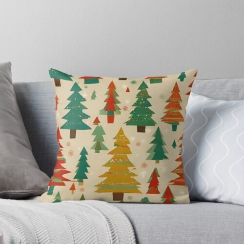 Holiday Tree Throw Pillow