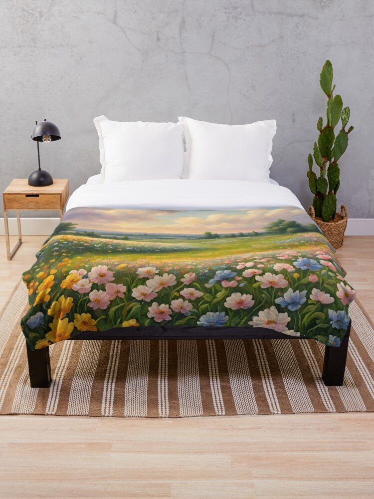 Spring Valley Bed Throw