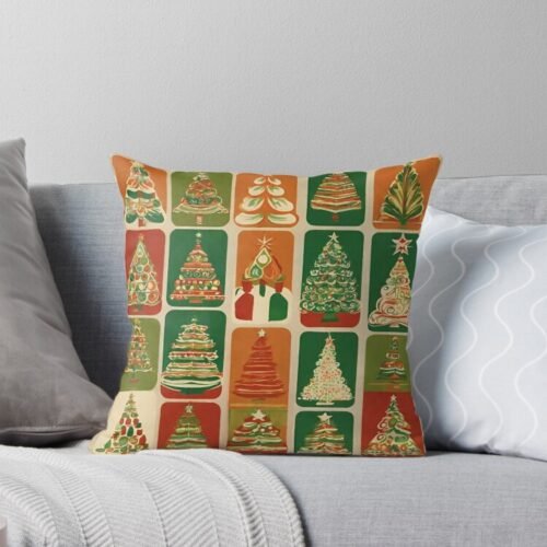 The Tree Display Throw Pillow