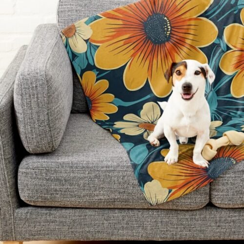 Gotitat Floral Pet Blanket