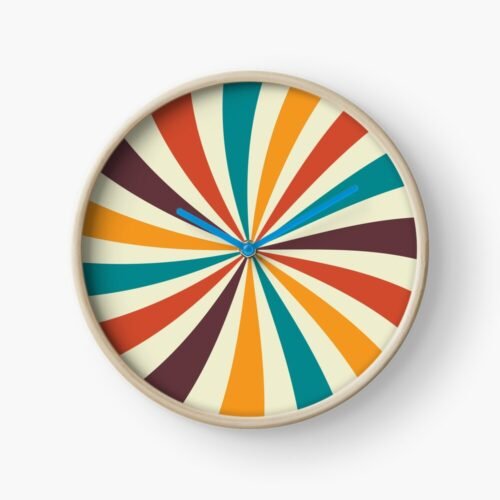 Retro Spiral Vision Wall Clock