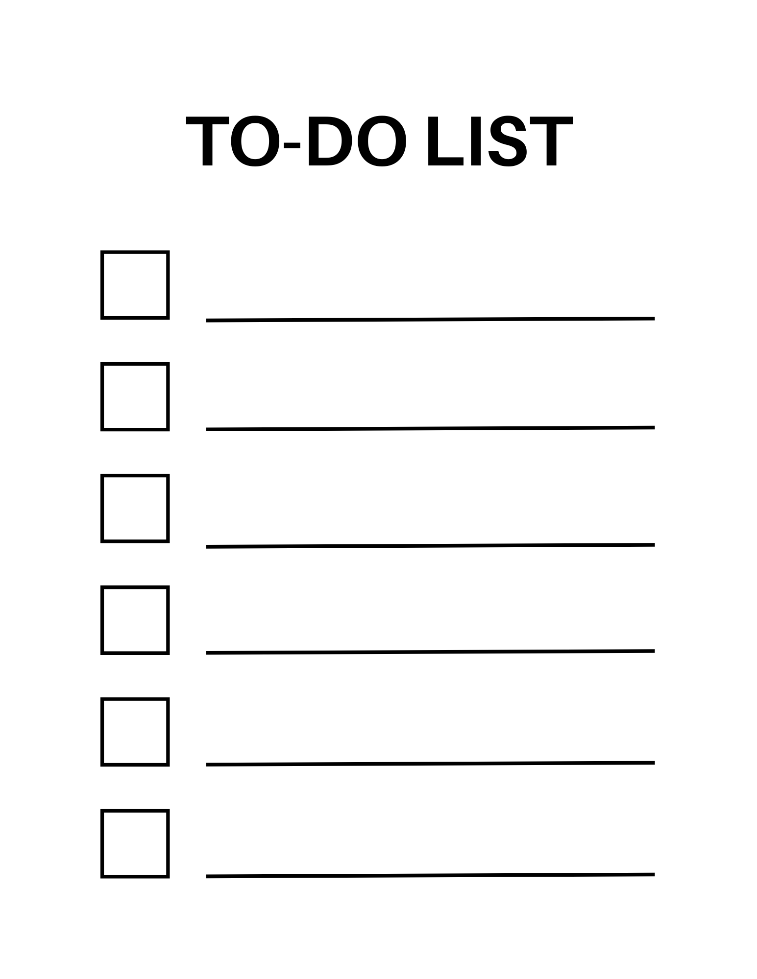 TO-DO LIST