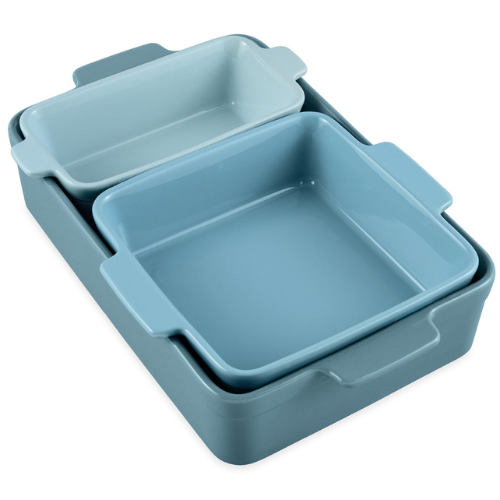 3 Piece Ceramic Bakeware Set BEST CHOICE PRODUCTS
