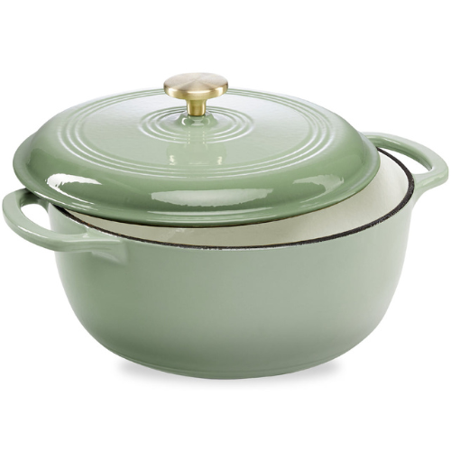 Cast-Iron Dutch Oven Kitchen Cookware with Enamel Handles 6 QT BEST CHOICE PRODUCTS