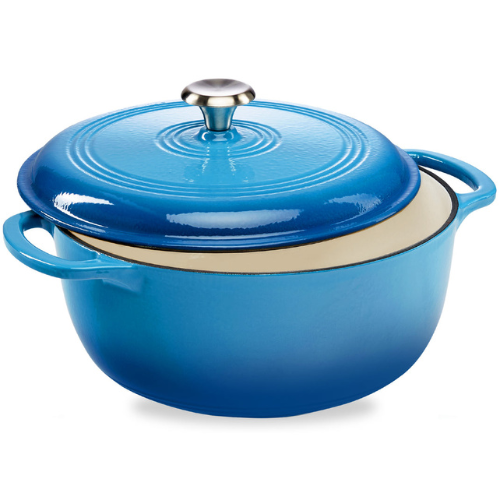 Cast-Iron Dutch Oven Kitchen Cookware with Enamel Handles 7.5 QT BEST CHOICE PRODUCTS