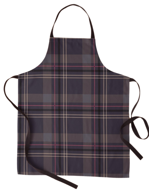 Grey Plaid Apron, grey apron